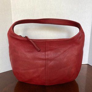 Coach Ergo Hobo Shoulder 9221 Red Leather
